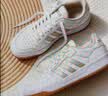 adidas ENTRAP美式校园风运动鞋少年感复古篮球风板鞋阿迪达斯   白/金色   42 实拍图