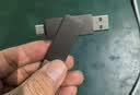 ThinkPad联想Thinkbook 64GB Type-C USB3.1 U盘 读速150MB/s 手机电脑 双接口 u盘办公商务优盘 BU100 实拍图
