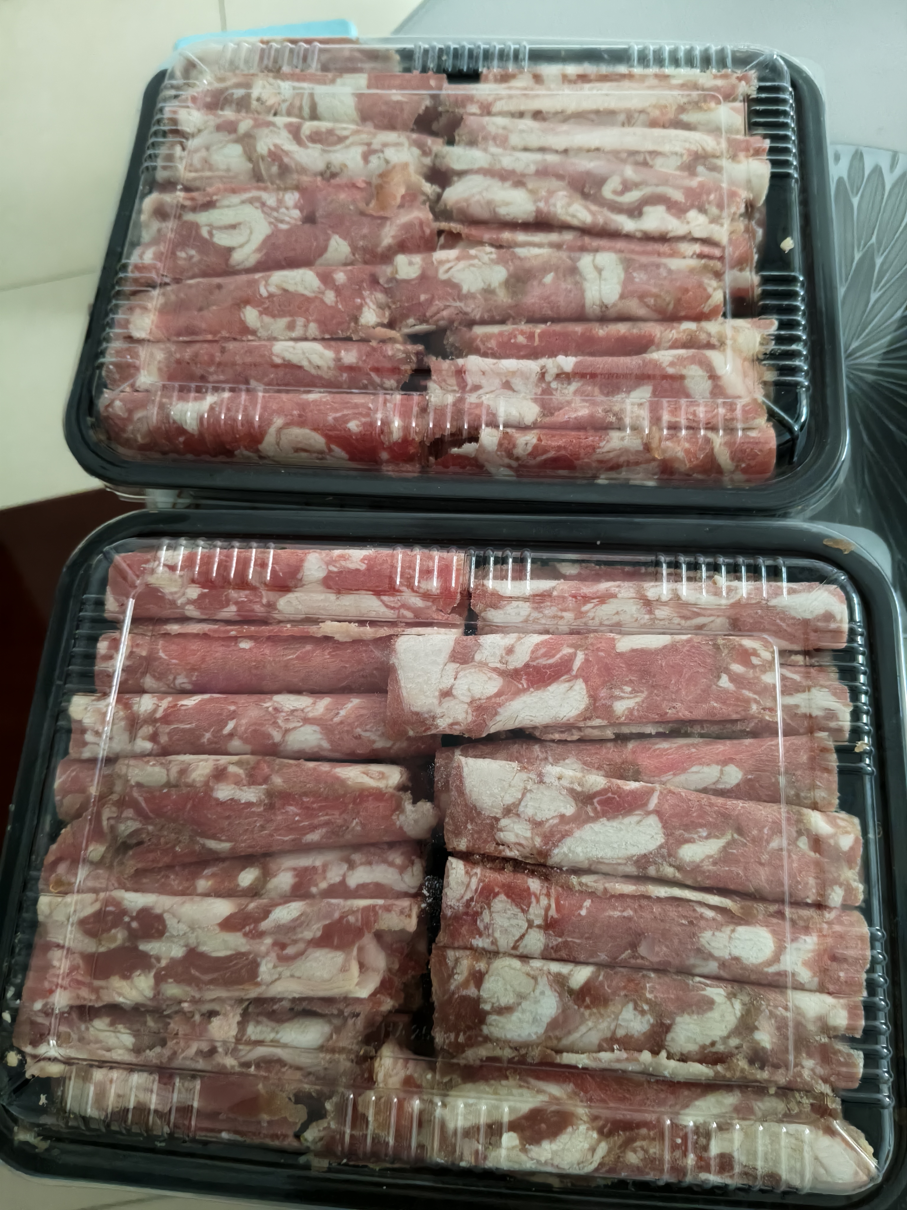 羊小柒 宁夏滩羊 羔羊原切羊肉卷净重2斤 羊肉片火锅食材清真 实拍图