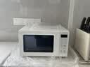 美的（Midea）变频小清新微波炉 液晶屏幕 磨砂面板 小型20L家用 匠心工艺一级能效（PM2002） 实拍图