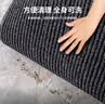 居拾忆 双条纹防滑垫进门商用防滑垫迎宾吸水防尘地毯双条纹无字地垫 灰色双条纹50*80cm 实拍图