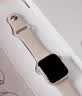 Apple/苹果 Watch S11 智能手表GPS款42毫米玫瑰金色铝金属表壳淡桃粉色运动型表带S/M MEUN4CH/B 实拍图