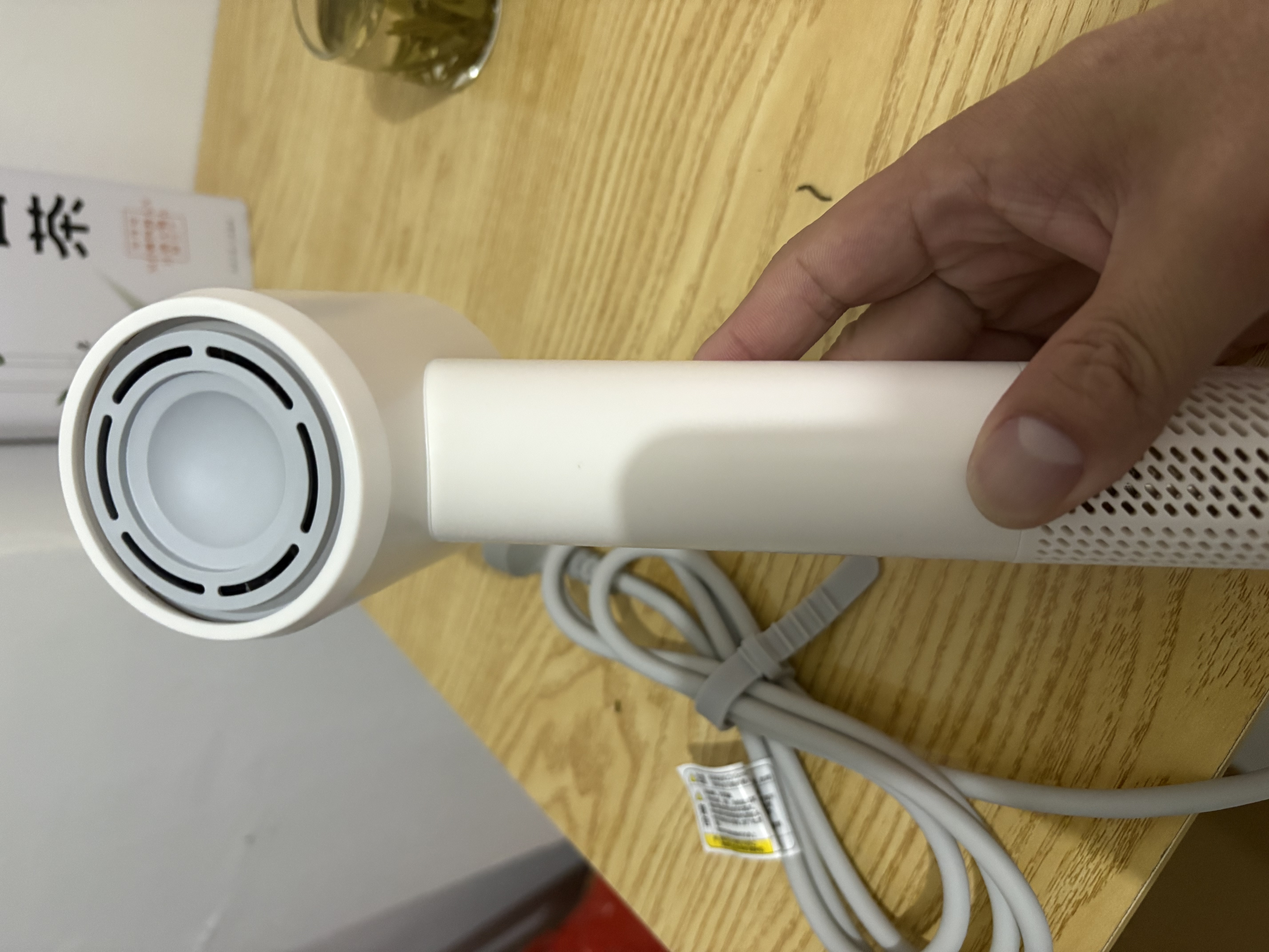 康夫（CONFU）【晒单返20元】高速电吹风机23亿负离子护发大功率速干家用大风力不伤发吹风筒生日礼物  F19白 实拍图
