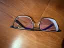 依视路（ESSILOR） 钻晶系列高清耐磨防蓝光近视超薄镜片专业配度数眼镜架男女镜框 钛+金属-全框-4021BK-黑色 镜框+依视路A4防蓝光1.56现片 实拍图