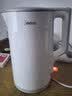 美的（Midea）烧水壶电热水壶304食品级不锈钢无缝内胆双层防烫1.7L大容量1800W智能断电SHJ1721 实拍图