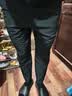 京东京造【秒出门】男士休闲裤子春秋男款新款西裤男裤直筒抗皱 黑色 L 实拍图