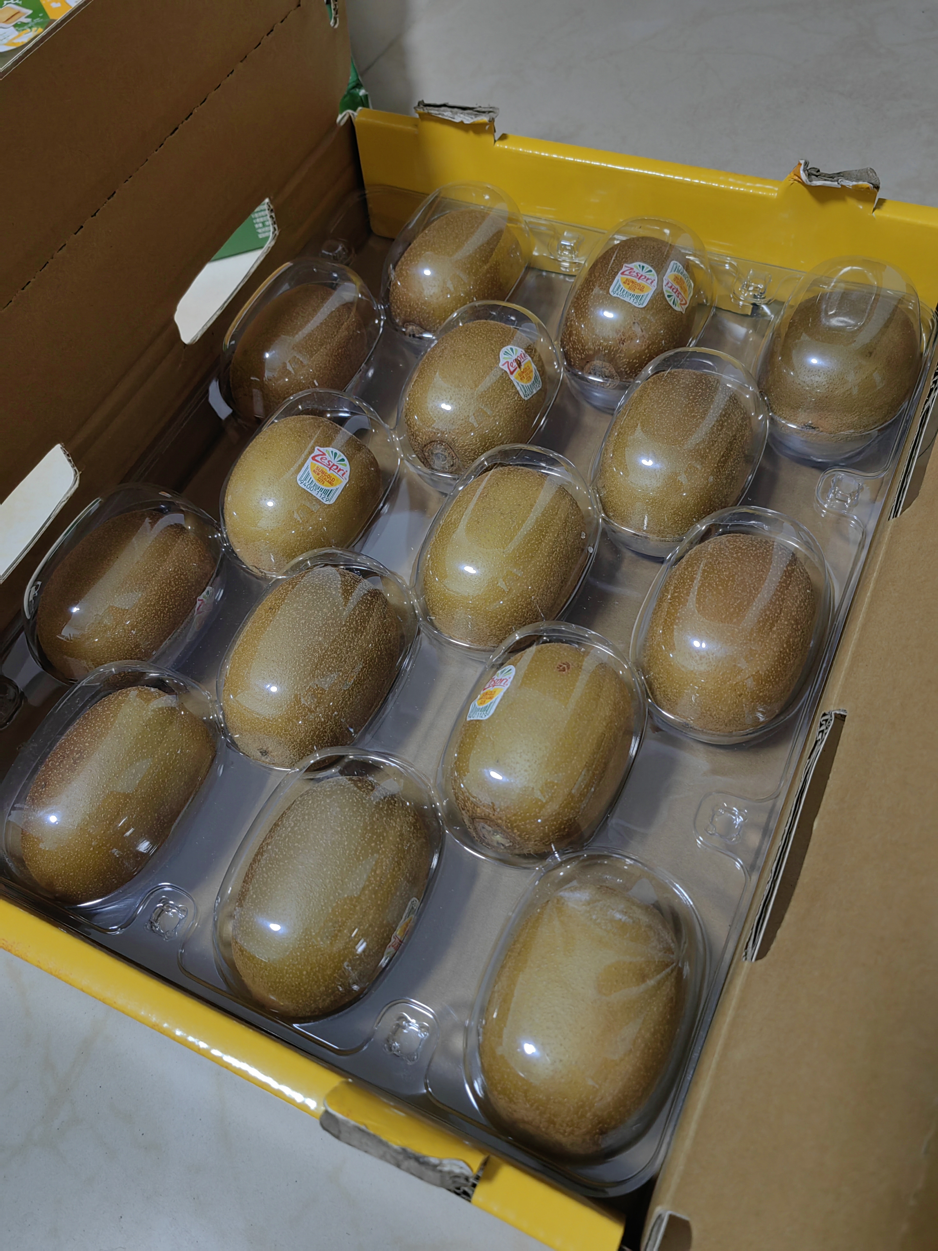 佳沛（zespri）新西兰 金奇异果特大果15粒134-146g猕猴桃水果礼盒 实拍图