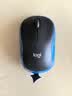 罗技（Logitech）M185鼠标 无线鼠标 办公鼠标 对称鼠标 黑色蓝边 带无线2.4G接收器 实拍图