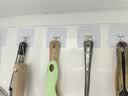 蒯蒯挂钩超强粘力粘钩宿舍免打孔强力贴粘贴墙上挂钩学生宿舍厨房墙上 加厚强力粘钩【40片装】 实拍图