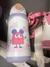 babycare儿童保温杯水壶吸管杯大宝宝学饮杯316不锈钢双饮上学600ml 实拍图