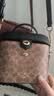 蔻驰（COACH）【品牌直供】女士KAY中号手提斜挎盒子包棕黄拼黑CBQ35礼物次日达 实拍图