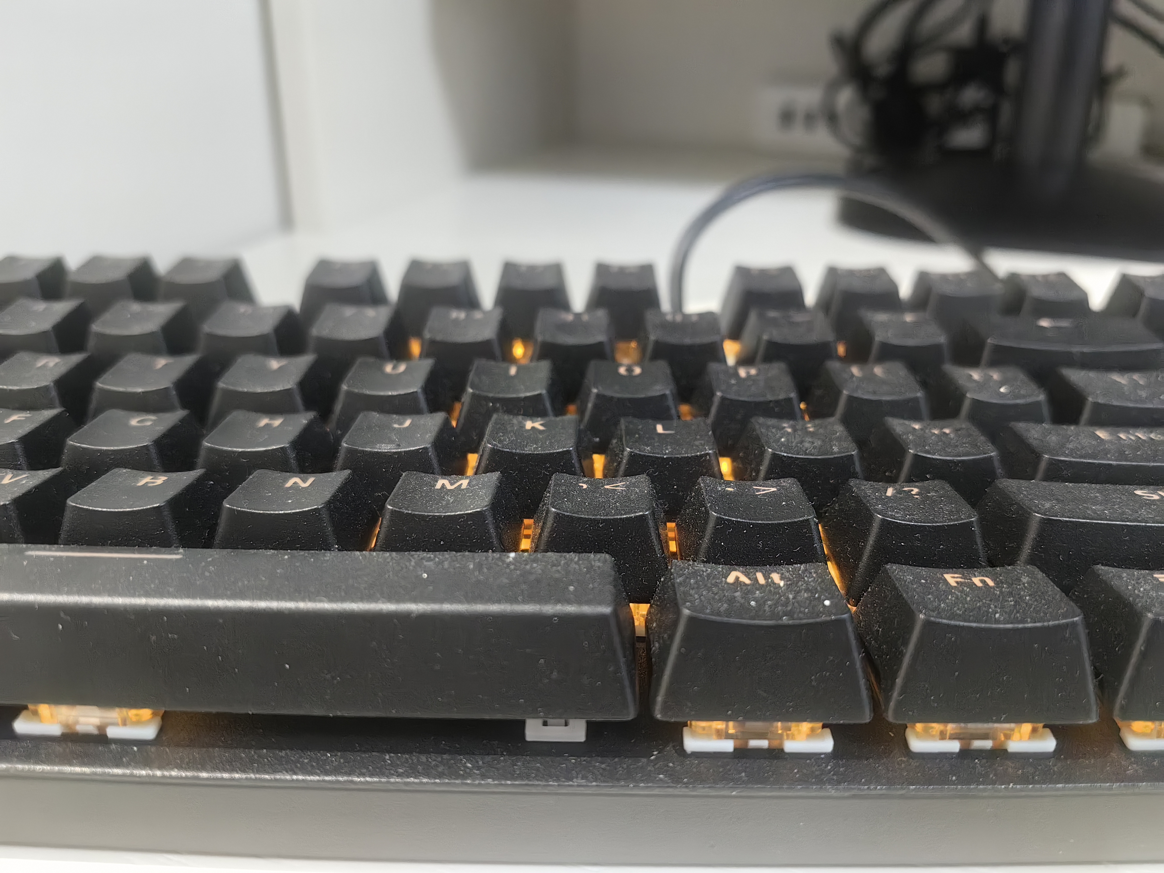 雷柏（Rapoo）V500PRO单光版 有线背光机械键盘 104键全尺寸游戏电竞笔记本电脑办公吃鸡全键无冲键盘 黑轴 实拍图