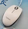 罗技（Logitech）M100r 鼠标 有线鼠标 办公鼠标 对称鼠标 大手鼠标 白色 实拍图