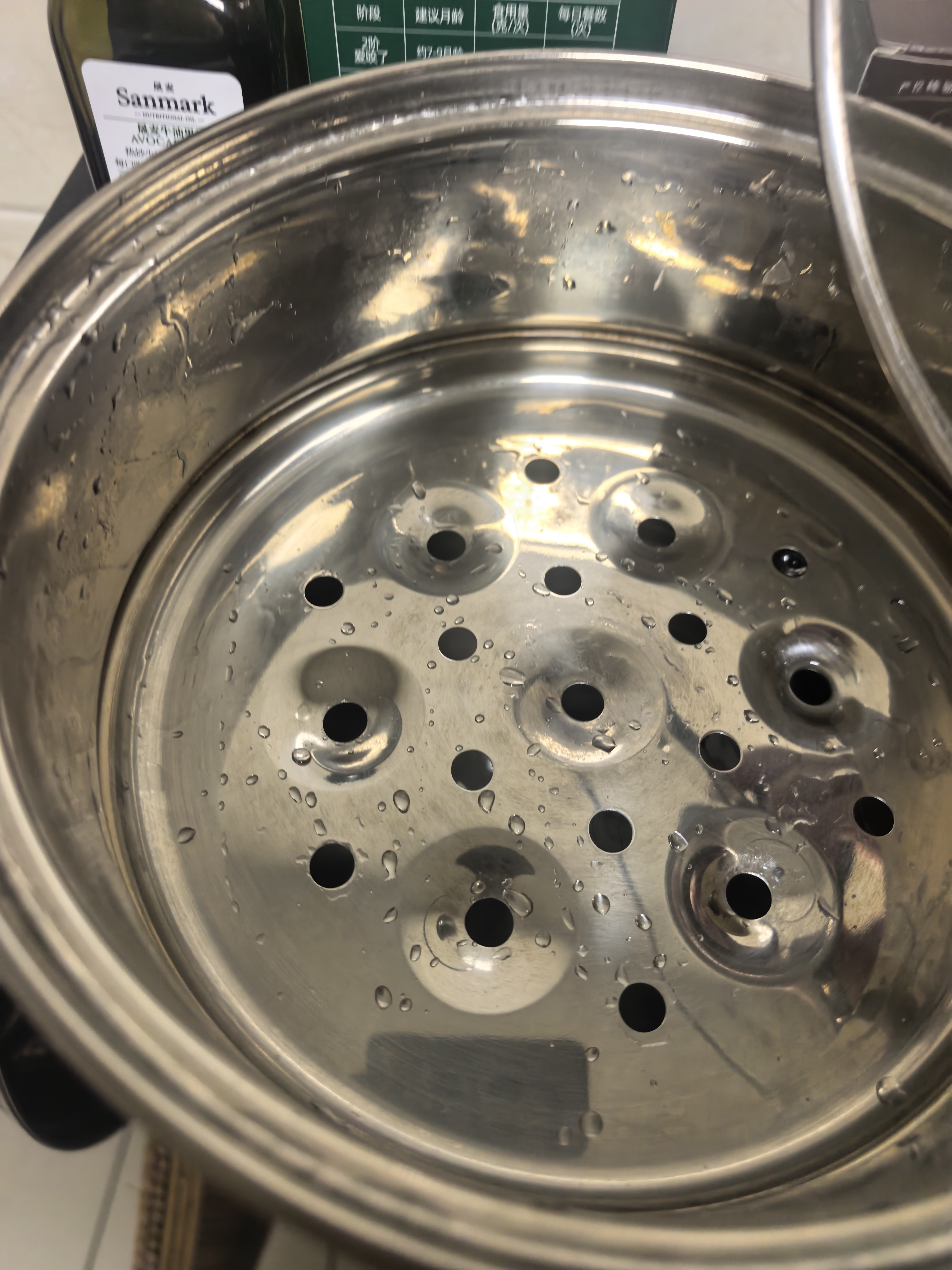 炊大皇304不锈钢奶锅+蒸屉辅食锅汤锅婴儿宝宝煮牛奶热奶锅泡面锅18cm 实拍图