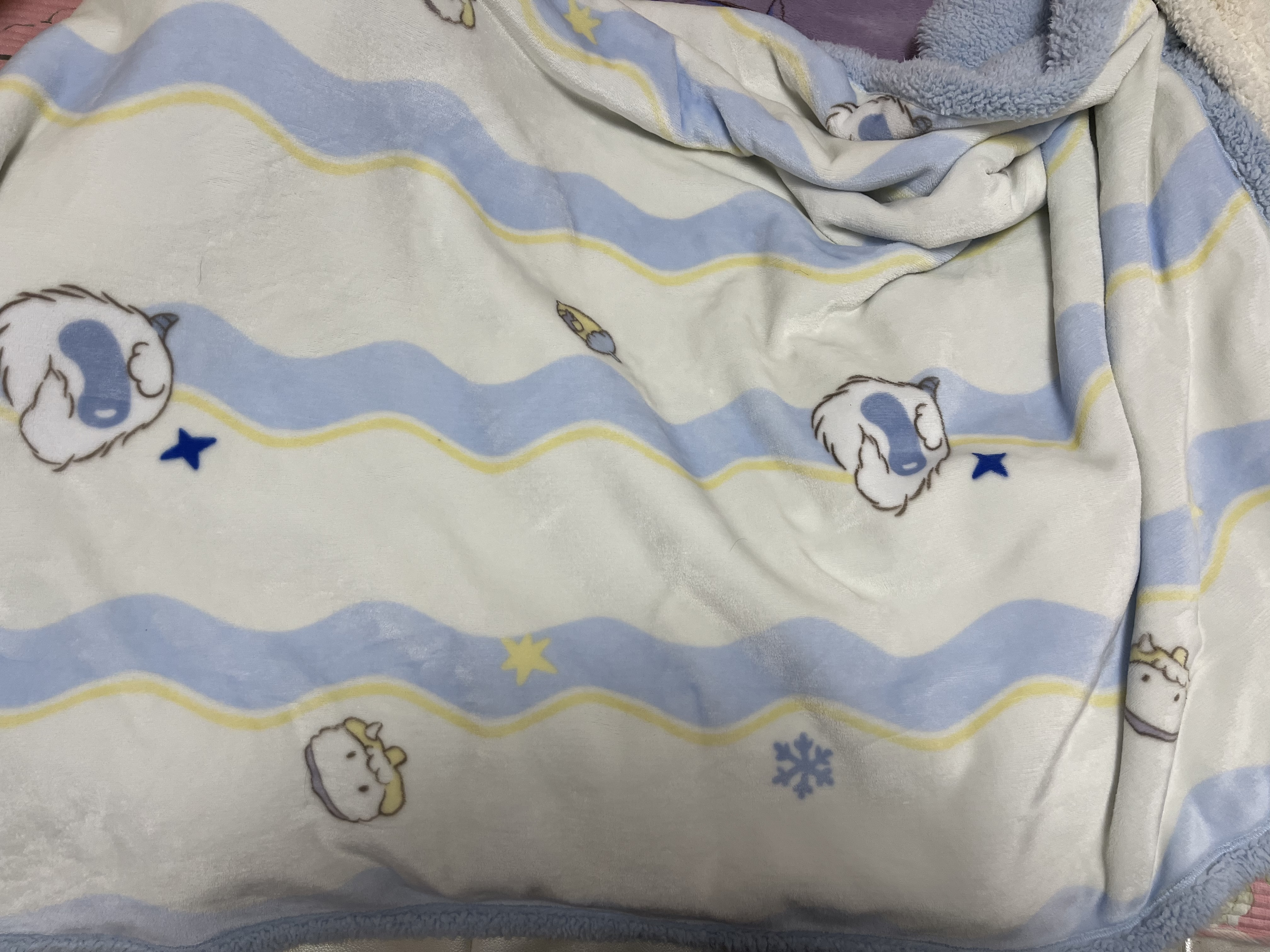 babycare婴儿毛毯盖毯幼儿园宝宝双层抑菌绒毯午睡秋冬冰雪奇缘110*140cm 实拍图