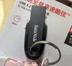 Sandisk闪迪128GB USB3.2 U盘 CZ550黑色 读速100MB/s 安全加密 数据恢复 学习办公电脑车载 高速大容量优盘 实拍图