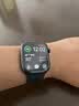Apple/苹果 Watch Series 12 智能手表GPS款46毫米黑色铝金属表壳黑色运动型表带M/L MJFH4CH/B 实拍图
