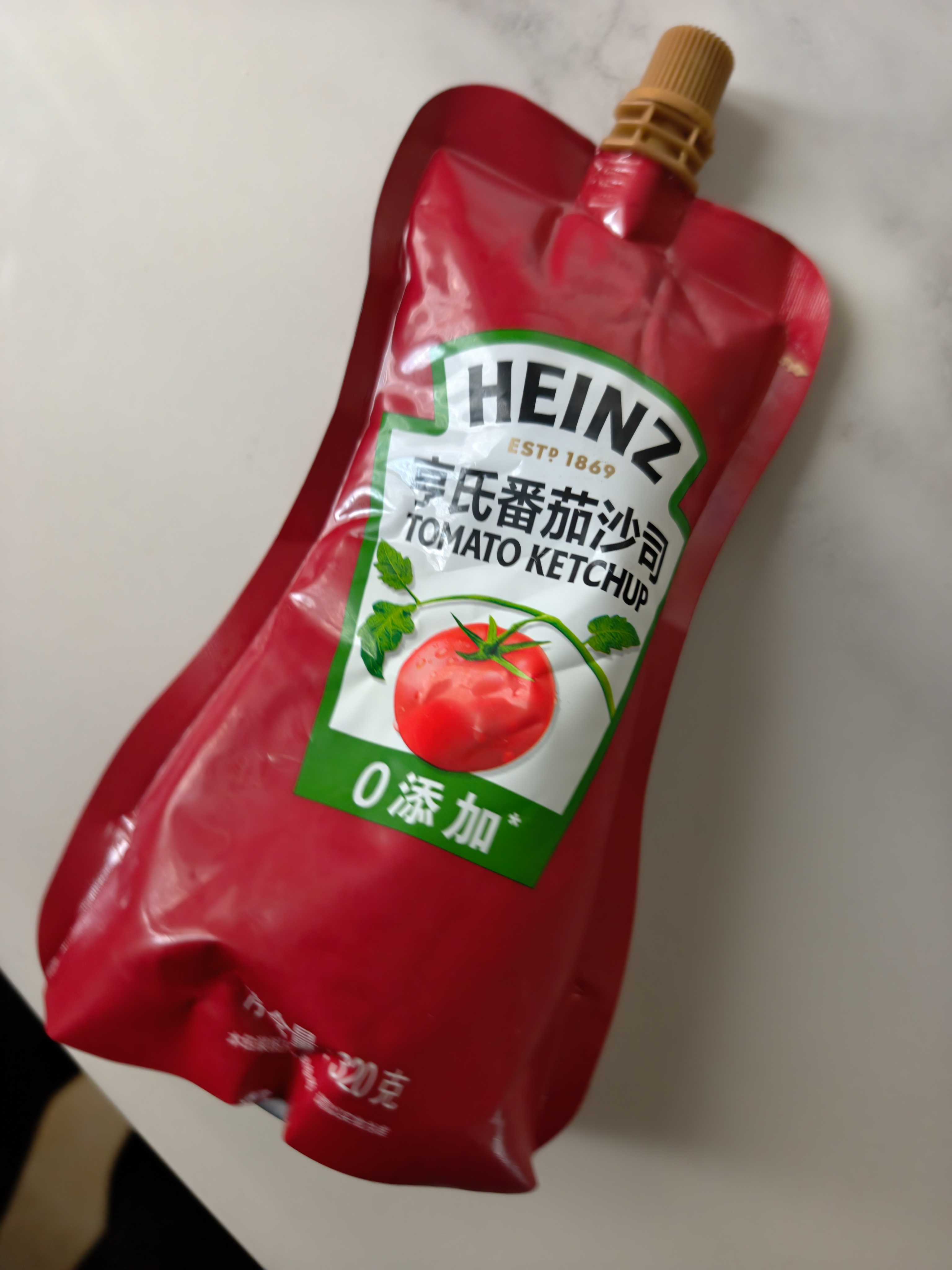 亨氏（Heinz）番茄酱 番茄沙司320g[0添加防腐剂/色素*] 意面薯条酱 实拍图