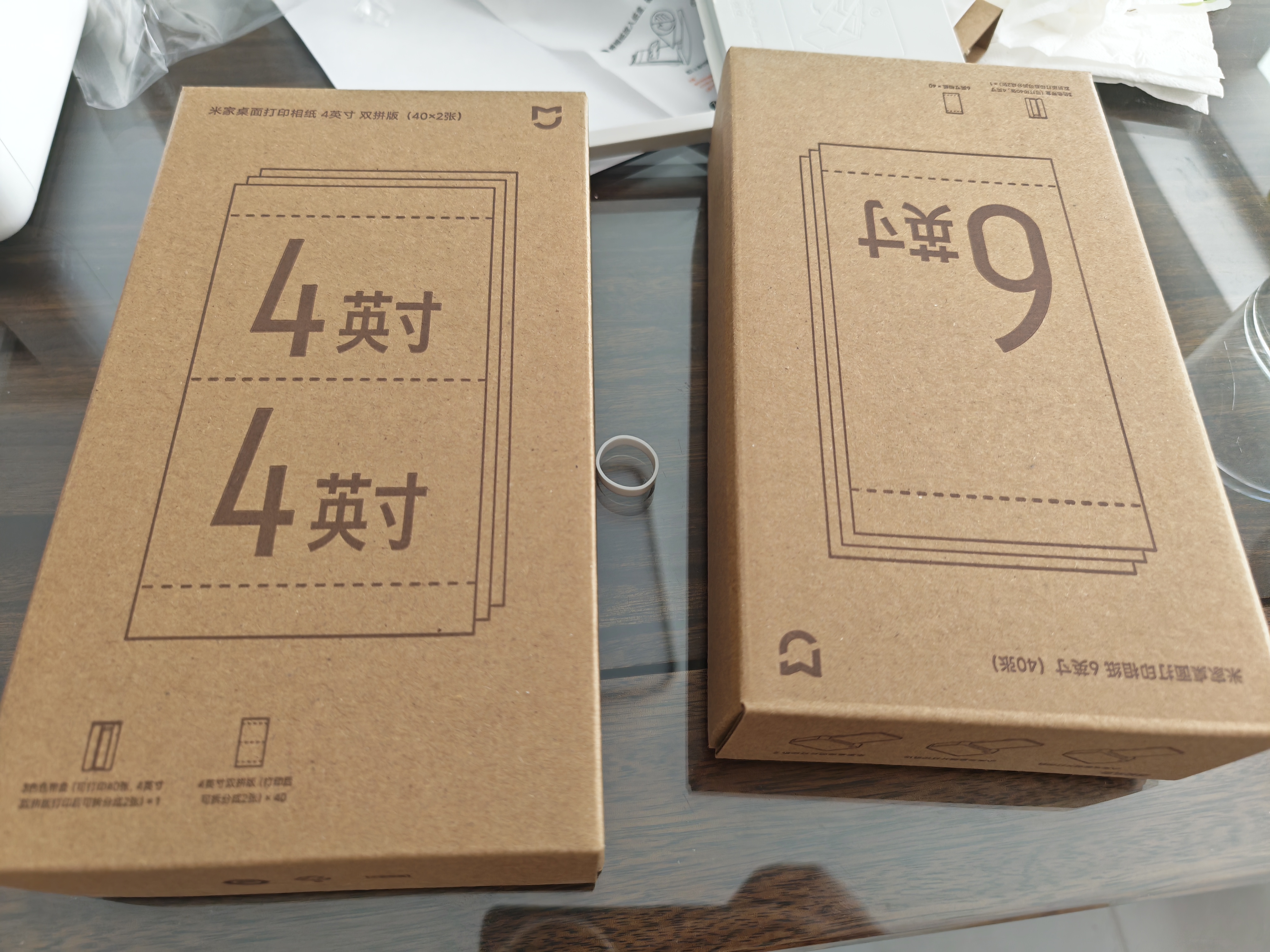 小米【新品】米家桌面照片打印机2套装四色热升华多尺寸相纸蓝牙连接支持AR家用七夕礼物送男友送女友 实拍图
