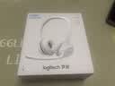 罗技（Logitech）H390 立体声USB耳机 带麦克风话筒 电脑笔记本办公耳麦 珍珠白 单个装 实拍图