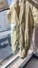 童泰（TONGTAI）婴儿连体衣冬季纯棉夹棉宝宝衣服新生儿连帽哈衣爬服黄色90cm 实拍图