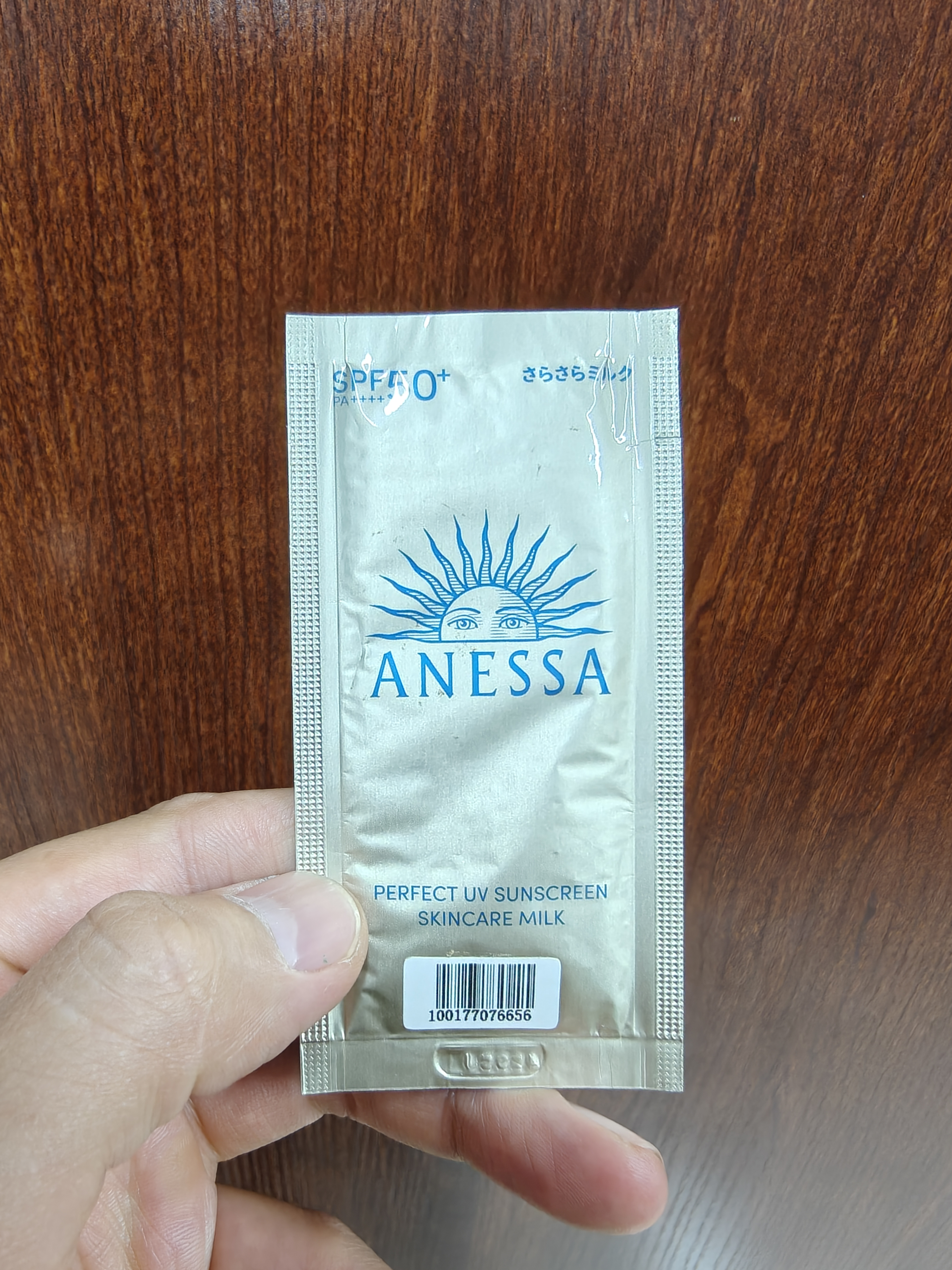 安热沙（Anessa）智感倍护防晒乳4ml体验装（此商品为赠品，请勿单独购买） 实拍图