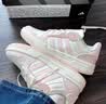 adidas ENTRAP美式校园风运动鞋少年感复古篮球风板鞋阿迪达斯   白色/金属暗银   43 实拍图