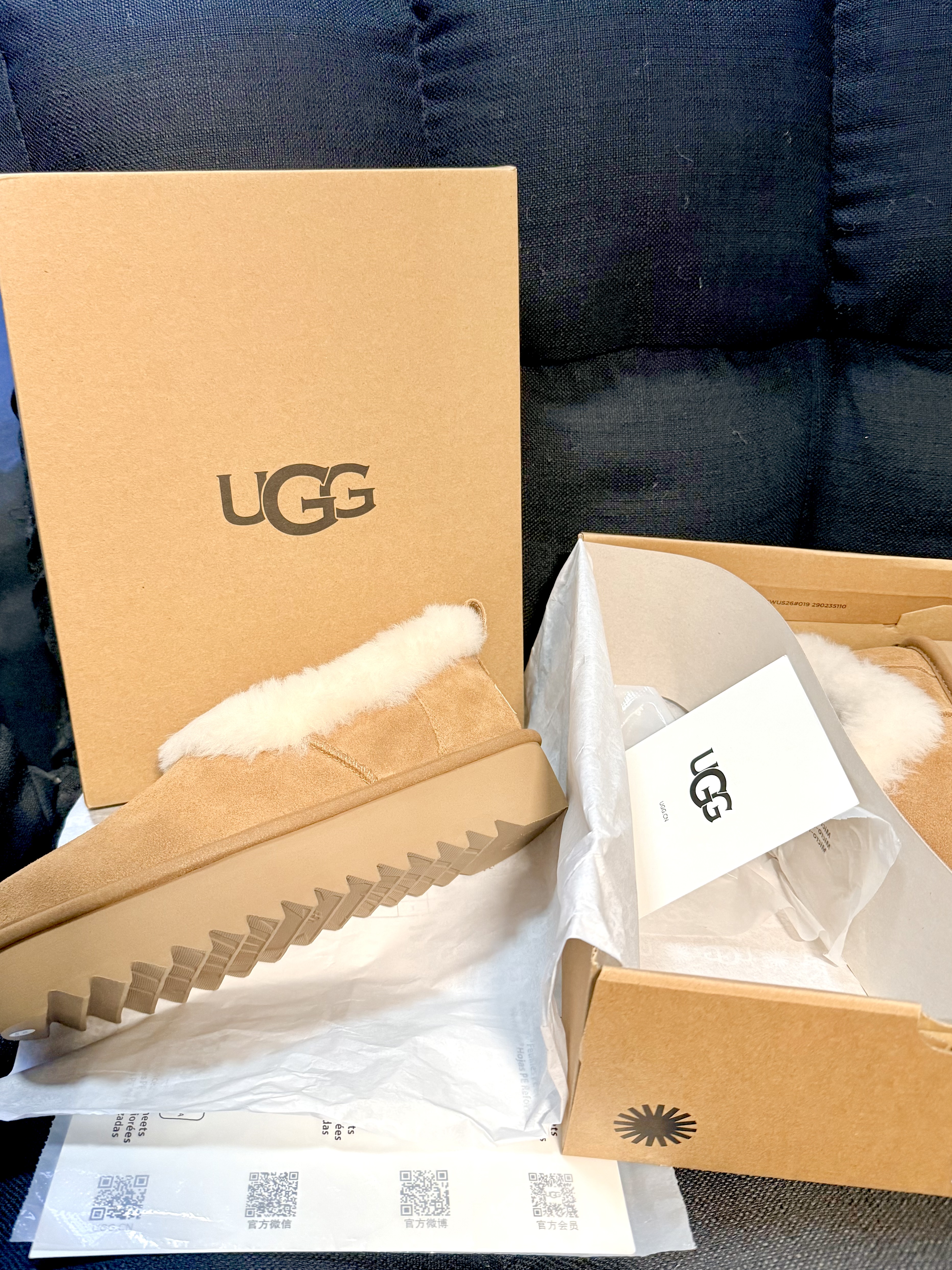 UGG双11秋季女士经典舒适厚底毛拖包头休闲懒人毛毛鞋勃肯鞋 1122550 CHE|栗色 39 39码及以下建议拍大一码 实拍图