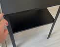 宜家（IKEA）KNARREVIK科纳列维克收纳床边桌家用落地搁架床头置物架 黑色 实拍图