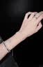 丹尼尔惠灵顿（DanielWellington）dw手镯女保价11.11绸缎白小号开口手镯情侣款DW008送女友 实拍图