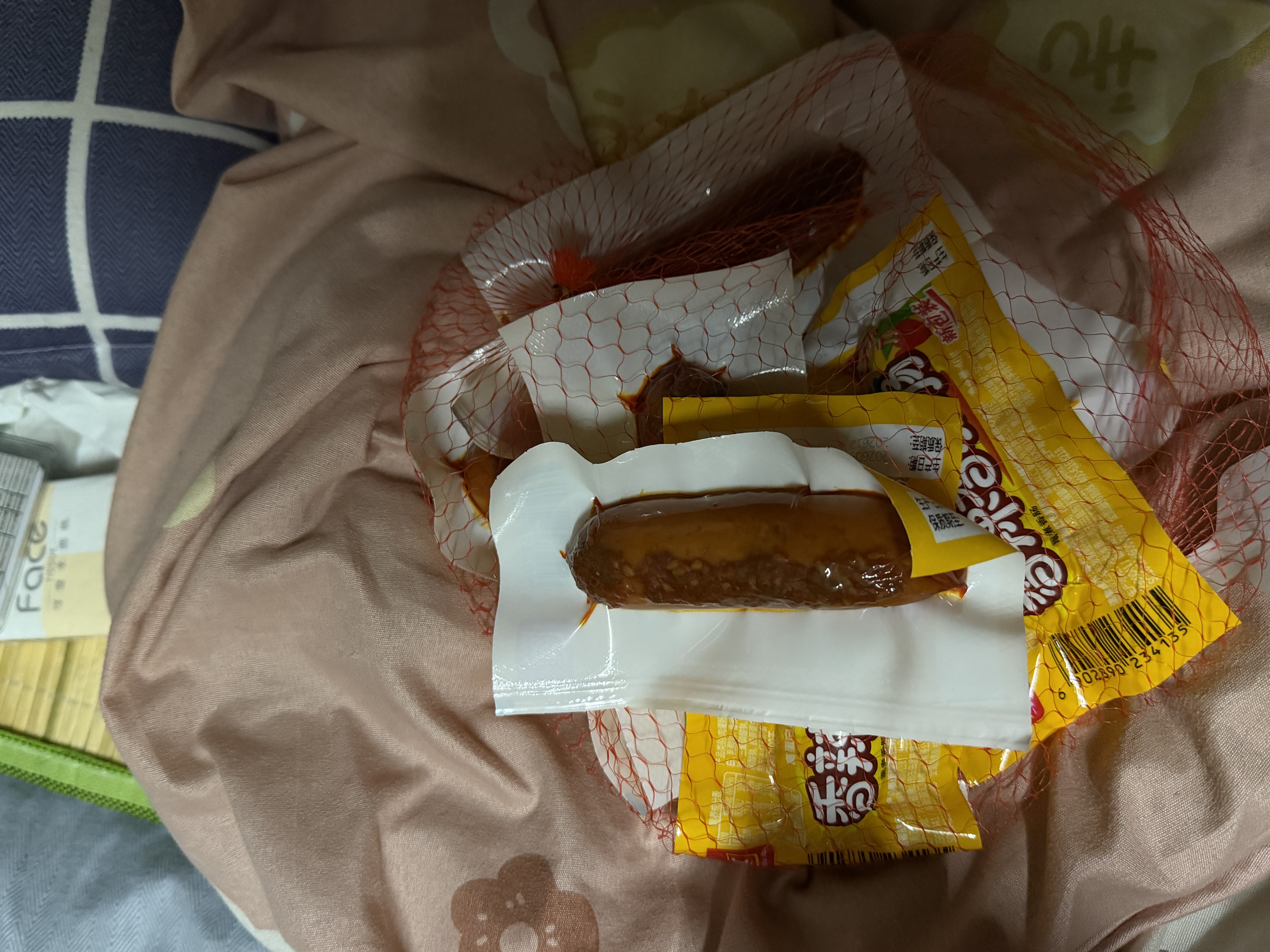双汇香辣香脆肠40g*8个火腿肠休闲零食脆皮肠香肠 实拍图