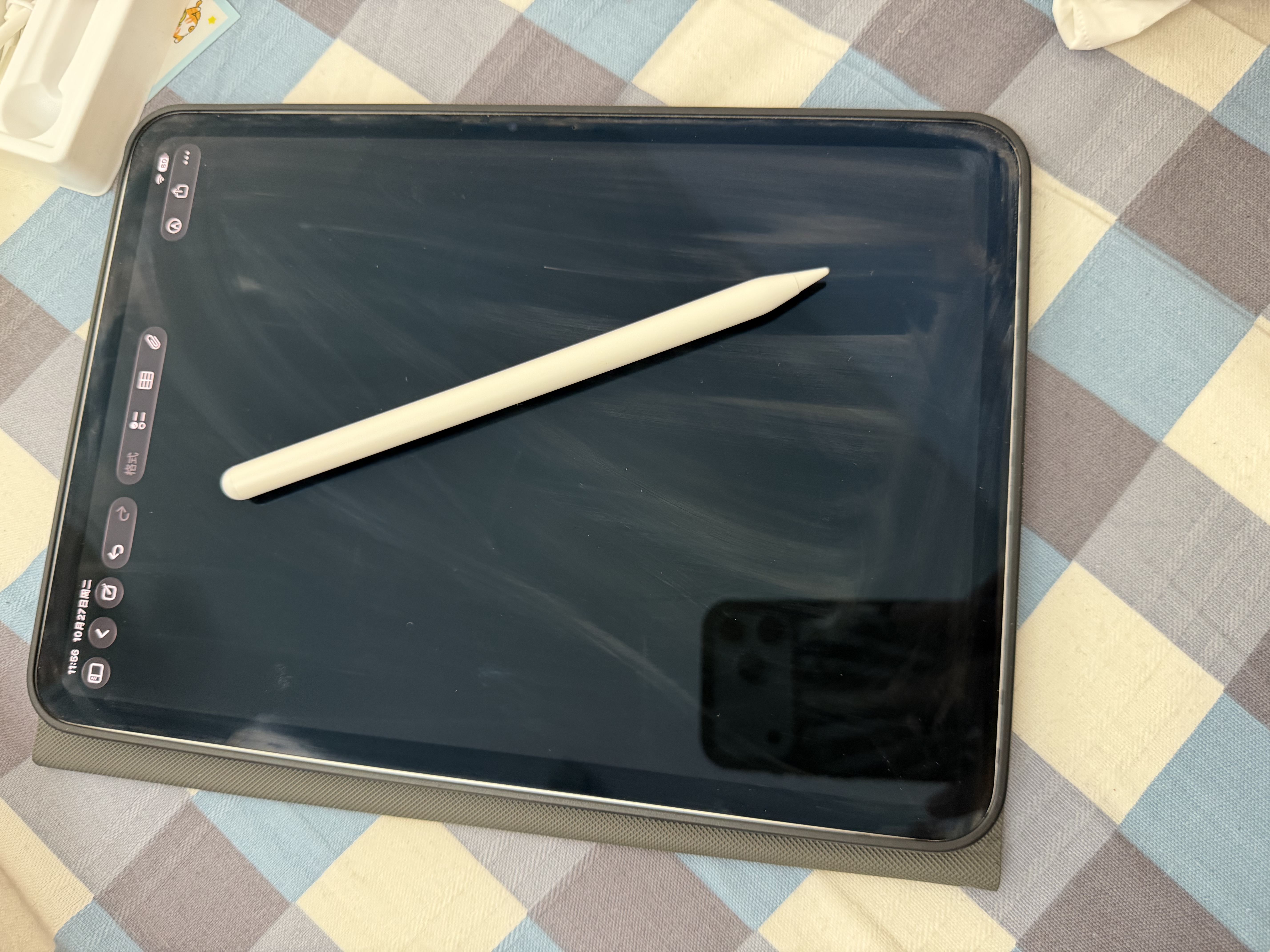 倍思电容笔iPad苹果笔【蓝牙数显】适用2026年Pro/Air/Mini7/iPad11平板触控触屏手写笔applepencil 实拍图