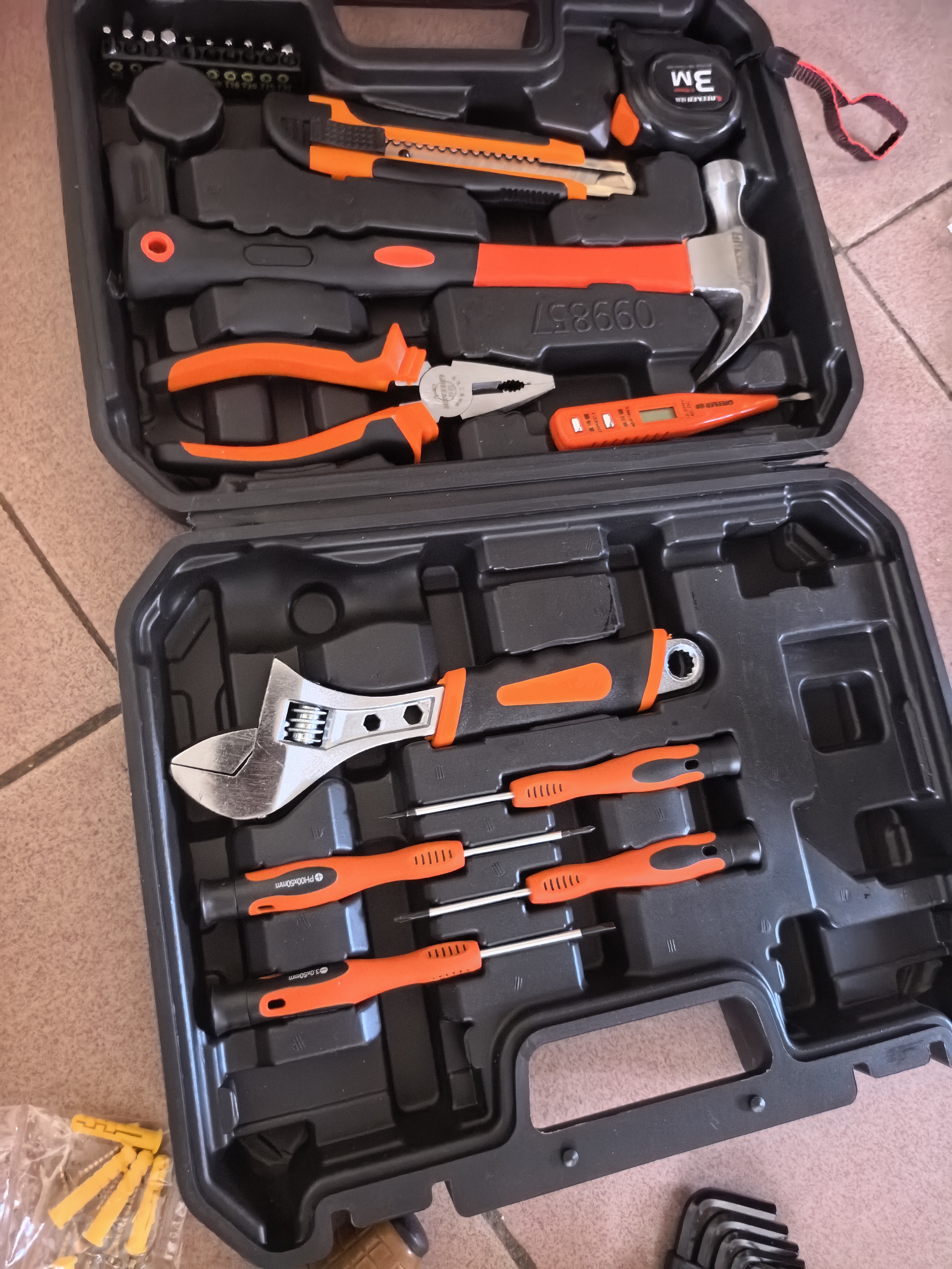 绿林（GREENER）家用工具箱套装 五金工具套装 电讯电工工具组套 42件套 实拍图