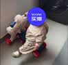 babycare调速婴儿学步车9个月以上宝宝多功能平衡车防翻助步手推车 格里蓝 实拍图