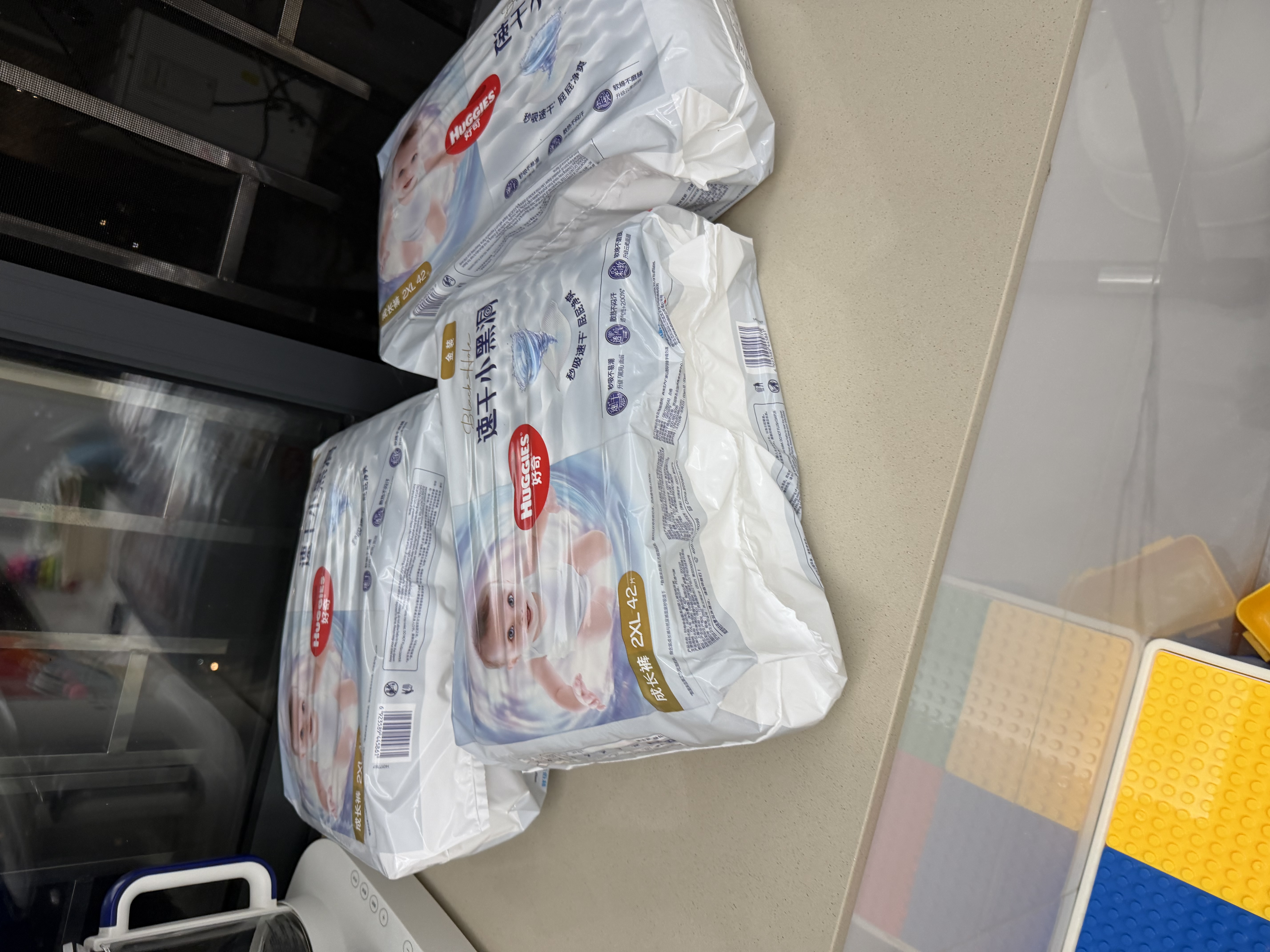 好奇（Huggies）铂金装小桃裤成长裤XXXL26片*4包(17kg以上)【散热口碑王】 实拍图