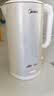美的（Midea）电热水壶烧水壶钛材质2200W速沸恒温水壶彩钢外壳调奶器自动断电2L大容量2026新款MK-SH20M127-T 实拍图
