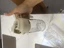 双枪油壶喷油壶 倒油喷油一体食用油玻璃油壶厨房家用不挂油 奶油白 实拍图