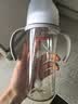 贝亲（Pigeon）自然离乳 PPSU重力球吸管双把手奶瓶 330mL 12月+ AA253 实拍图