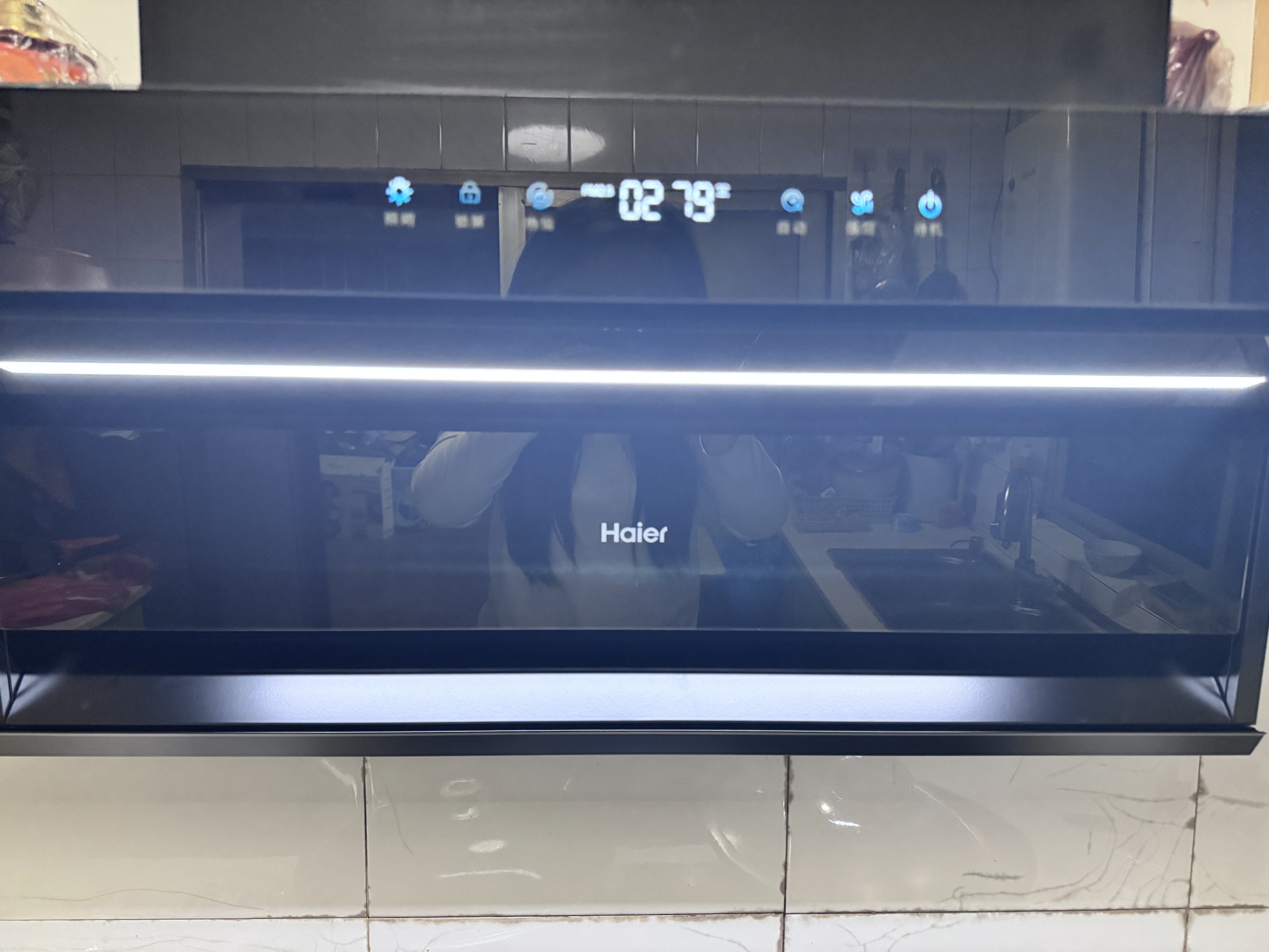 海尔（Haier）【莎莎同款】麦浪海鲸抽吸油烟机C61Max 顶侧双吸30风量 上门安装以旧换新 定时联动套装价保11.11 实拍图