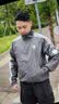 adidas复古风休闲梭织立领夹克早秋外套男女阿迪达斯官方三叶草   深灰   L 实拍图