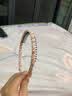 QUEENS JEWELRY碎花布艺儿童压发卡碎发箍带齿防滑头箍女童可爱公主不伤头发头饰 实拍图