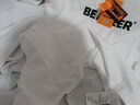 BEASTER短袖T恤男女同款国潮牌基础款纯色休闲圆领上衣易穿搭 白色 L 实拍图