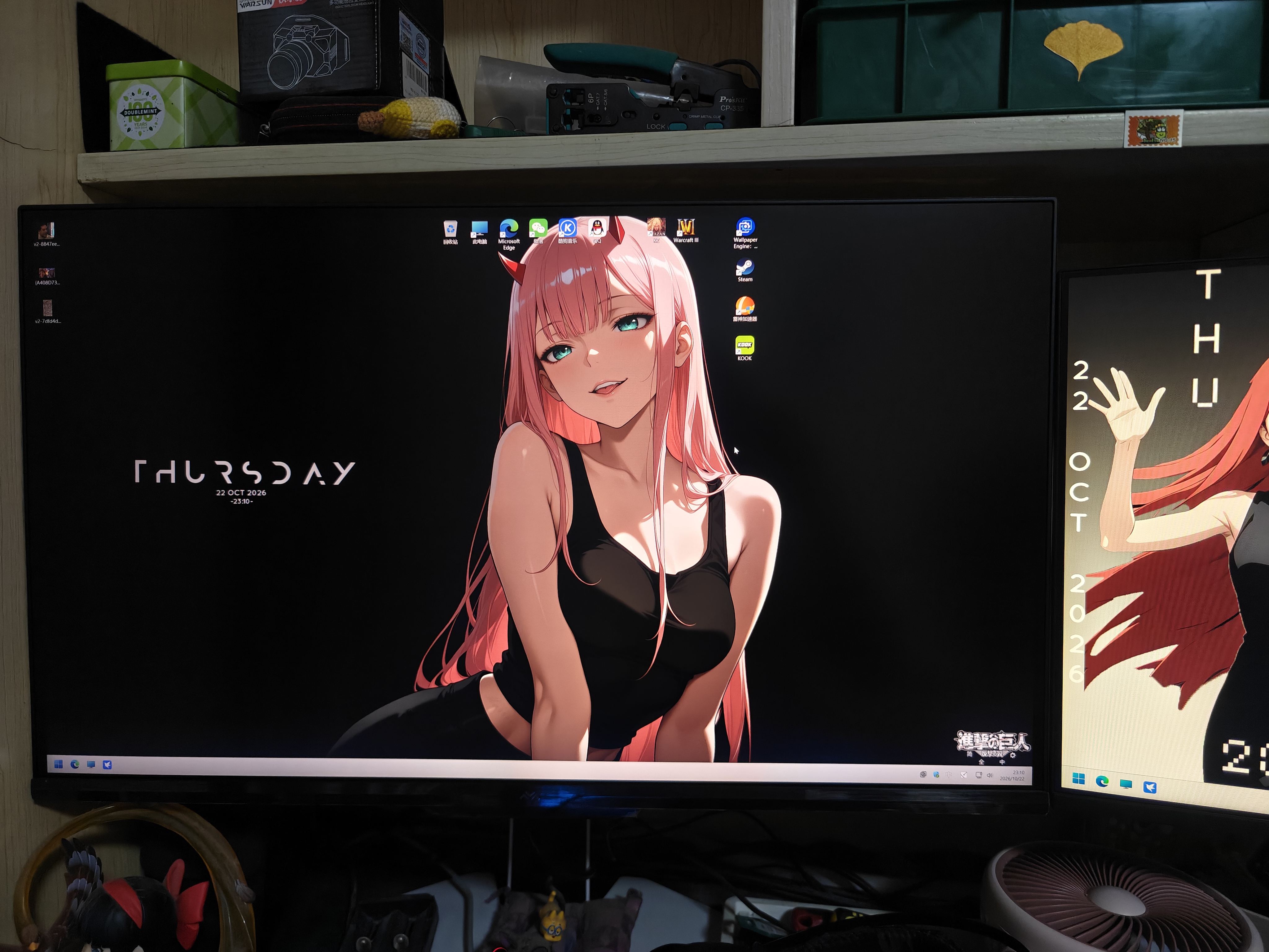 雷鸟27英寸 4K超清 QD-MiniLED 1196分区 165Hz 影游双模 320Hz 电竞显示器 DC调光 电脑显示屏27U8A-S 实拍图