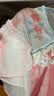 萌乎桃桃露 汉服女童春秋新款国风儿童连衣裙古装超仙公主裙 粉色110 实拍图