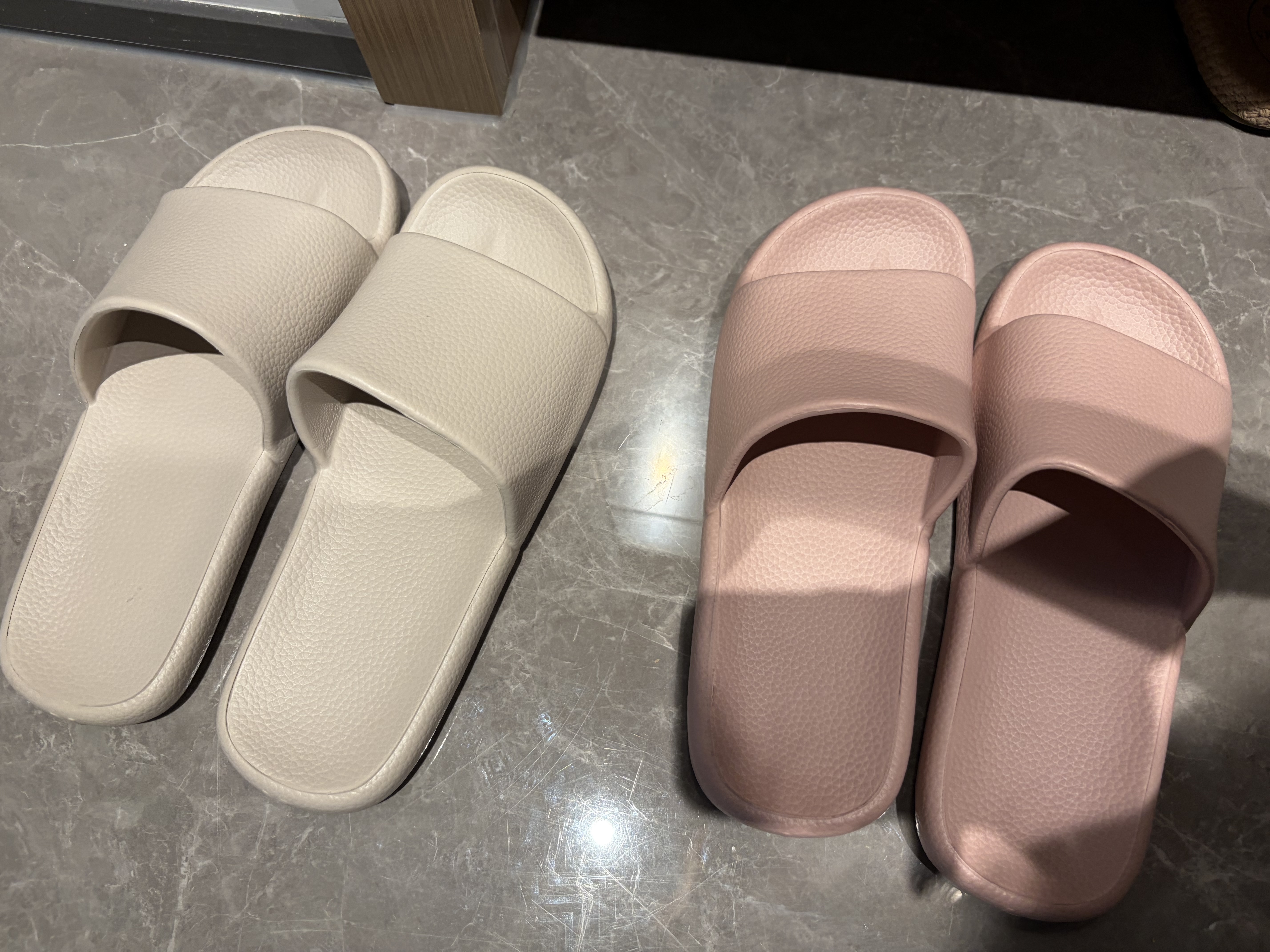 霜山浴室防滑其他沐浴洗漱用品 女款粉色(255mm适合38-39码的脚) 实拍图