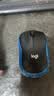罗技（Logitech）M185鼠标 无线鼠标 办公鼠标 对称鼠标 黑色蓝边 带无线2.4G接收器 实拍图