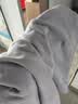 京东京造摇粒绒外套防静电抓绒衣保暖卫衣夹克男女同款 浅雾灰 XL 实拍图