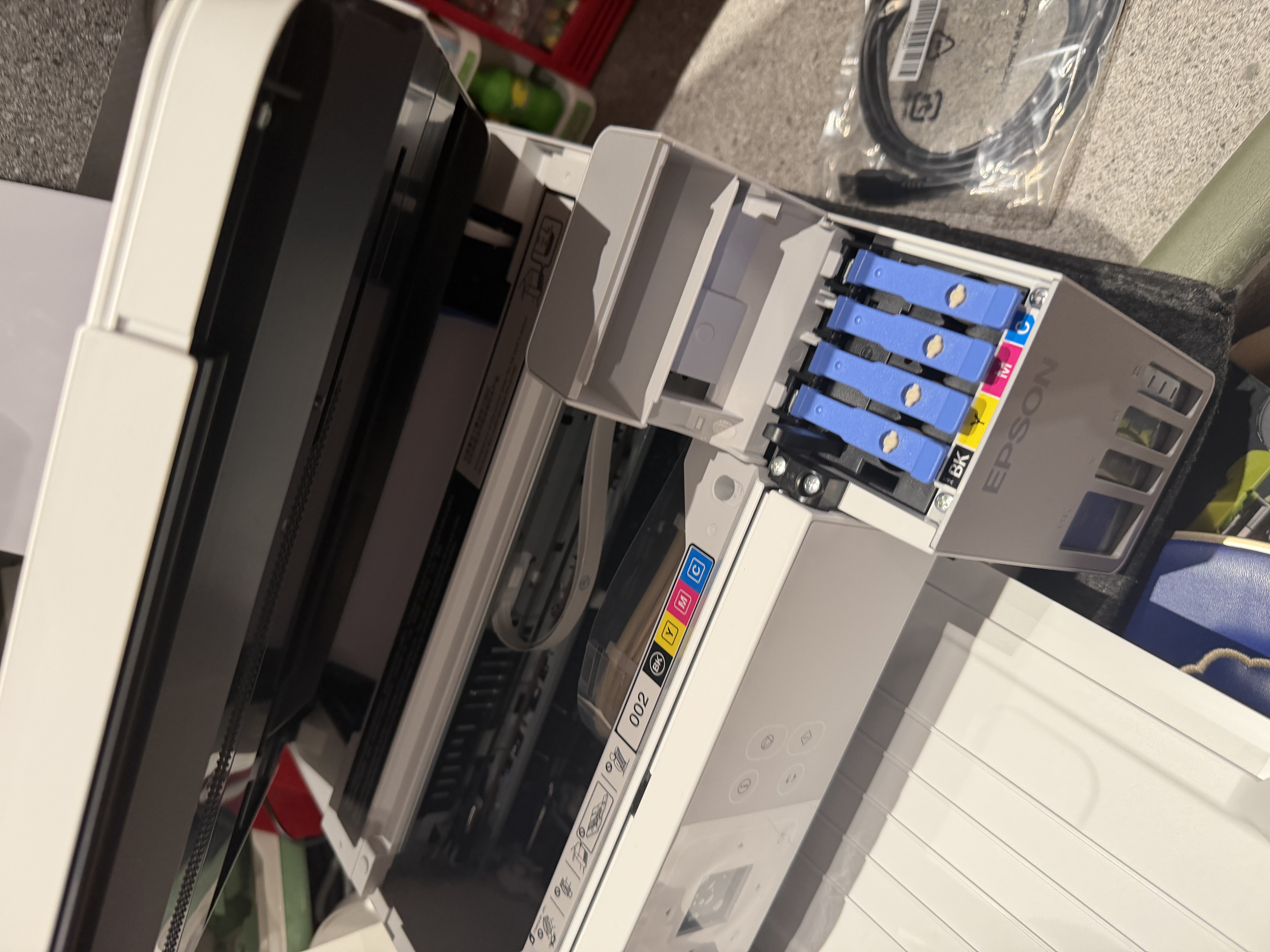 爱普生（EPSON）【6代新品】L4356墨仓式彩色无线AI学习打印机一体机家用办公  L4266升级版[自动双面 液晶屏 白] 实拍图