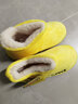 B.Duck小黄鸭童鞋儿童拖鞋冬季新款男童防滑保暖棉拖女童棉靴雪地靴棉鞋 909黄色 32 码 适合脚长18.0-18.5cm 实拍图