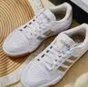 adidas ENTRAP美式校园风运动鞋少年感复古篮球风板鞋阿迪达斯   白/金色   41 实拍图